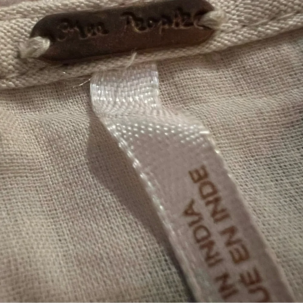 Free People White and Pink Embroidered Mini Dress EUC - Picture 10 of 14